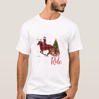 Oh, wat leuk is het om Cowgirl met paarden Chr te T-shirt