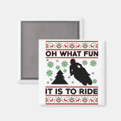 Oh, wat leuk is het om de motorfiets vuile bike te magneet (Voorkant / Achterkant)