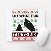 Oh, wat leuk is het om de motorfiets vuile bike te muismat (Met muis)