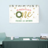 Oh wat leuk is het om een kerst te zijn - Krans - Spandoek (Beurs)