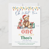 Oh Wat leuk is het om een teddybeer uitnodiging te (Voorkant)