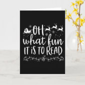 Oh, wat leuk is het om het Librarian kerstboek te  Kaart (Gele Bloem)