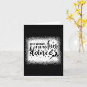 Oh wat leuk is het om kerstnacht te dansen Chris Kaart (Gele Bloem)