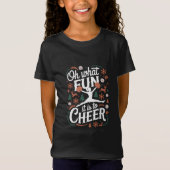 Oh wat leuk is het om lelijke cheerleading xmas te t-shirt (Voorkant)