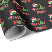Oh wat leuk Kerst Pickleball Rood Groen & Zwart Cadeaupapier (Rol Hoek)