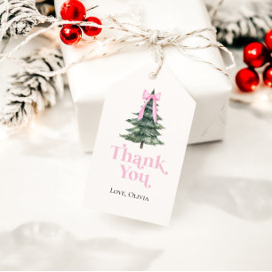 Oh wat leuk kerstboom 1e verjaardag cadeaulabel