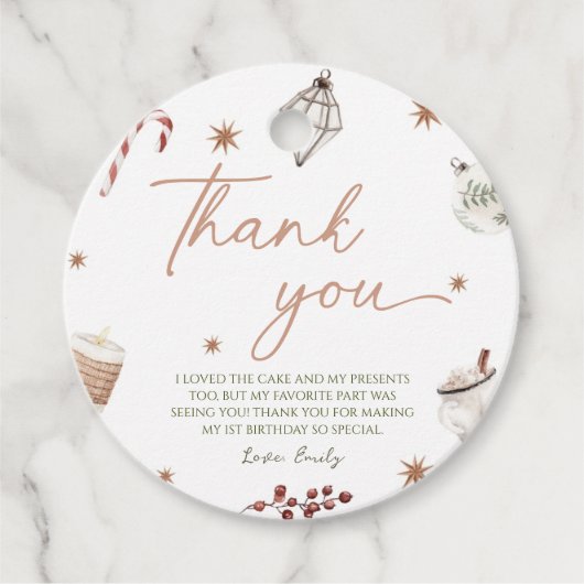 Oh wat leuk kerstcadeau Label (Voorkant)