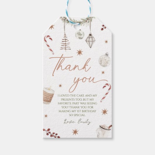 Oh wat leuk kerstcadeau Label Cadeaulabel (Voorkant)