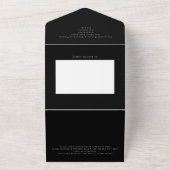 Oh, wat leuk kerstfeest helemaal gepersonaliseerd  all in one uitnodiging (Buitenkant)