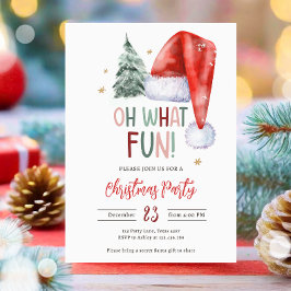 Oh wat leuk kerstfeest kerstmuts kaart
