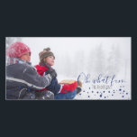 Oh, wat leuk kerstfeest of Hanoekah fotokaart Feestdagenkaart<br><div class="desc">Wat leuk en stijlvol Oh,  wat leuk kerstfeest of Hanukkah Holiday-fotokaart is perfect voor je kaart die dit vakantieseizoen verstuurt. Heeft overeenkomende accessoires.</div>