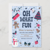 Oh wat leuk | Kerstfeest voor de winter Kaart (Voorkant)