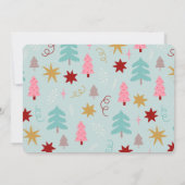 Oh wat leuk kerstgroen 1e verjaardag foto kaart (Achterkant)