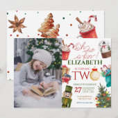 Oh Wat Leuk Kerstmis 2e Verjaardag Foto Kaart (Voorkant / Achterkant)