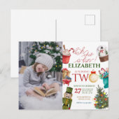 Oh Wat Leuk Kerstmis 2e Verjaardagsfoto Briefkaart (Voorkant / Achterkant)