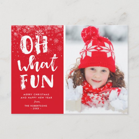 OH WAT LEUK | kerstvakantie met draaiboek Briefkaart (Voorkant)