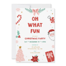 Oh wat leuk! Mooie kinderkerstfeest uitnodigingen