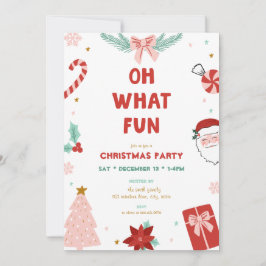 Oh wat leuk! Mooie kinderkerstfeest uitnodigingen