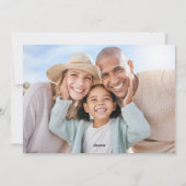 OH WAT LEUK MULTI FOTO moderne kleurrijke typograf Feestdagenkaart (Achterkant)