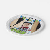 Oh wat leuk om een blauwe groene eerste verjaardag papieren bordje (Gekanteld)