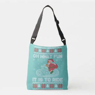 Oh wat leuk om grappige Kerstmis lelijke trui te r Crossbody Tas