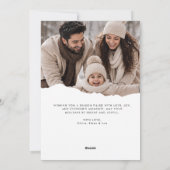 Oh Wat Leuk Script Winter Kerst Foto Feestdagenkaart (Achterkant)