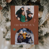 Oh Wat Leuk Terracotta Boog Lijst 3 Foto Feestdagenkaart