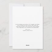 Oh wat leuk typografie script familie kerst foto feestdagenkaart (Achterkant)