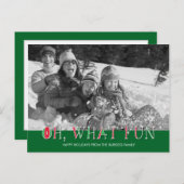 Oh wat leuk vakantie fotokaart Briefkaart (Voorkant / Achterkant)