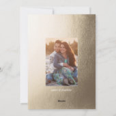 OH WAT LEUK zwarte foto kerst wenskaart Feestdagenkaart (Achterkant)