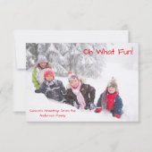 Oh Wat Leuke Foto Rode Stippen - 3x5 Kerst Kaart (Voorkant)