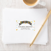 Oh, wat vun Colorful Confetti Boy Birthday Labels (Insitu)