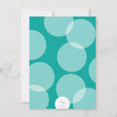 Oh wat vun Confetti kinderen Birthday party uitnod Kaart (Achterkant)