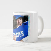 Oh, we zijn halverwege..! grote koffiekop (Voorkant rechts)