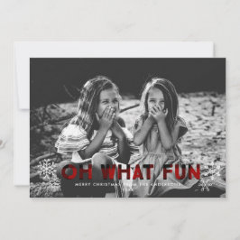 Oh welke Fun Red Buffalo met kerstkaart