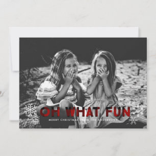 Oh welke Fun Red Buffalo met kerstkaart