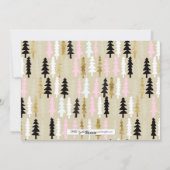 Oh welke Fun Retro kerstboomfotokaart Feestdagenkaart (Achterkant)