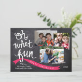 Oh Welke Kaart van de Foto van de Vakantie van het (Staand voorkant)