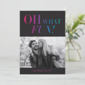 Oh Welke Kaart van de Vakantie van de Pret (Staand voorkant)