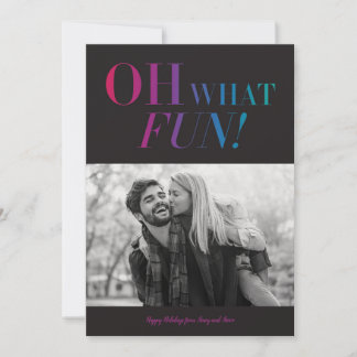 Oh Welke Kaart van de Vakantie van de Pret