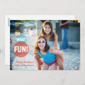 Oh Welke Pret Feestdagenkaart (Voorkant / Achterkant)