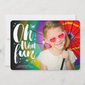 Oh welke vun penseelscript mousserende sterren Fun Feestdagenkaart (Voorkant)