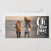 Oh welke vun penseelscript mousserende sterren Fun Feestdagenkaart (Voorkant)