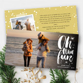 Oh welke vun penseelscript mousserende sterren Fun Feestdagenkaart