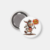 "Oh Well Donkey" Staande Magneet (Voorkant / Achterkant)