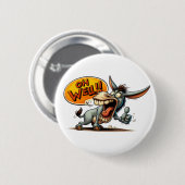 "Oh Well Donkey" Thumbs Up Button (Voorkant /achterkant)
