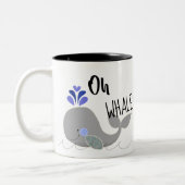 Oh Whale Fun Coffee Mok (Links)