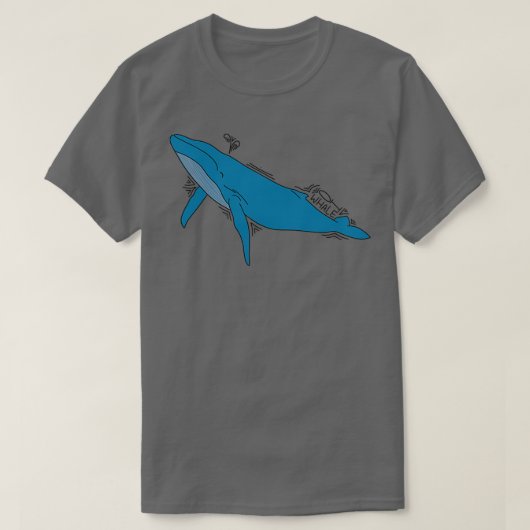 Oh Whale Happy Whale 1 T-shirt (Design voorkant)