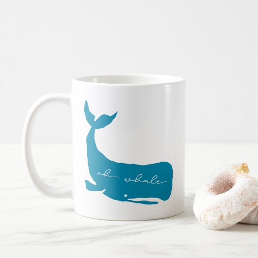 Oh Whale Koffiemok (Met donut)
