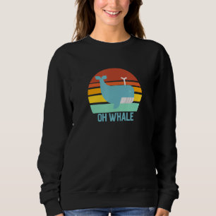 Oh Whale Sunset Trui